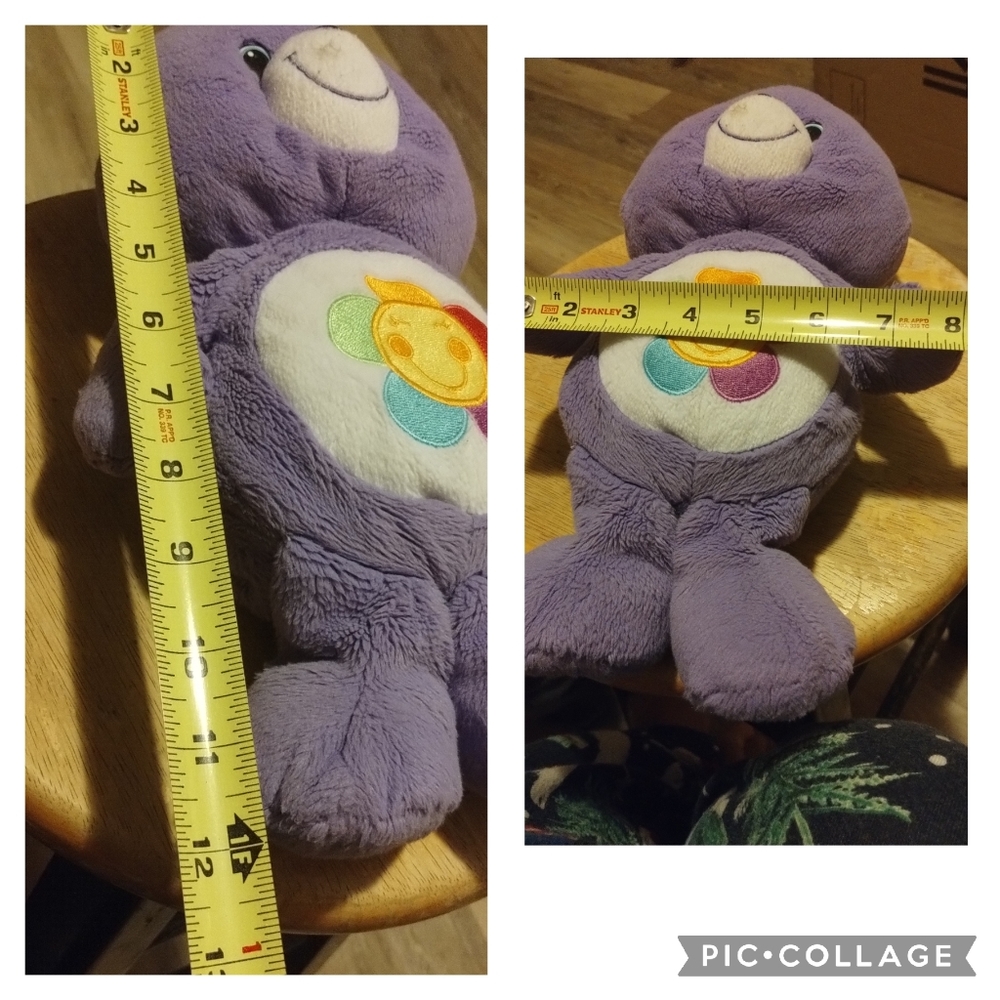 Care Bears American Greetings 2012 Harmony Purple 12” Bear Sitting Plush Kidcore - Picture 12 of 12